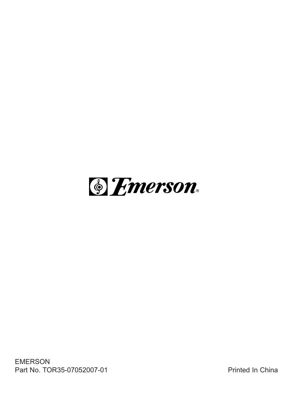 Emerson Radio TOR35 User Manual | Page 13 / 14