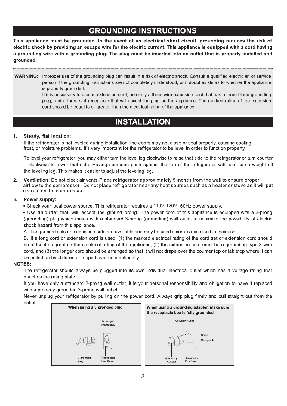 Emerson Radio CR282P User Manual | Page 3 / 12