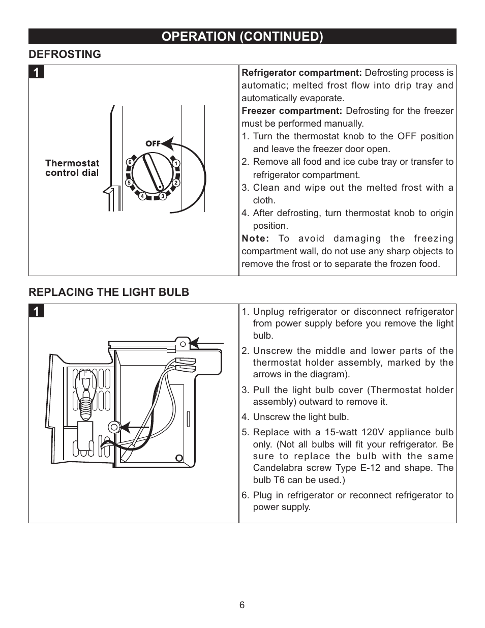 Operation (continued) | Emerson Radio CR500 User Manual | Page 6 / 11