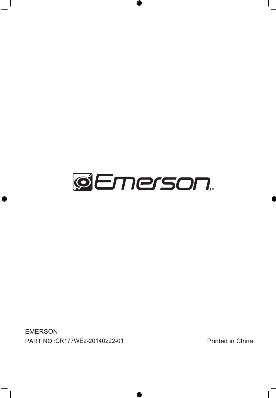 Emerson Radio CR177WE2 User Manual | Page 12 / 12