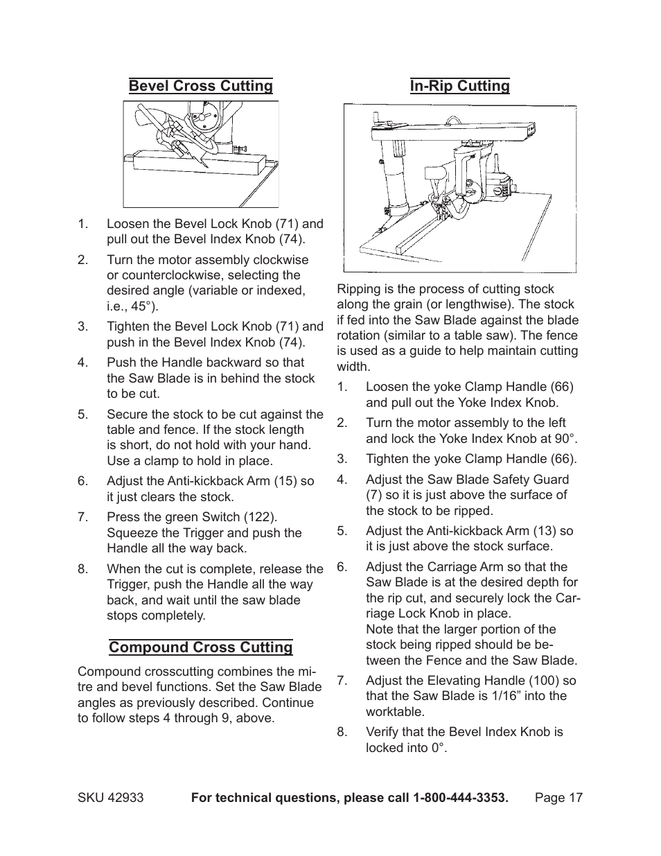 Chicago Electric 42933 User Manual | Page 17 / 24