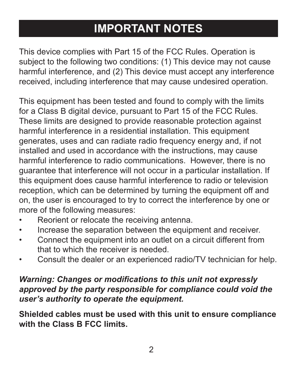 Emerson Radio MP205 User Manual | Page 2 / 28