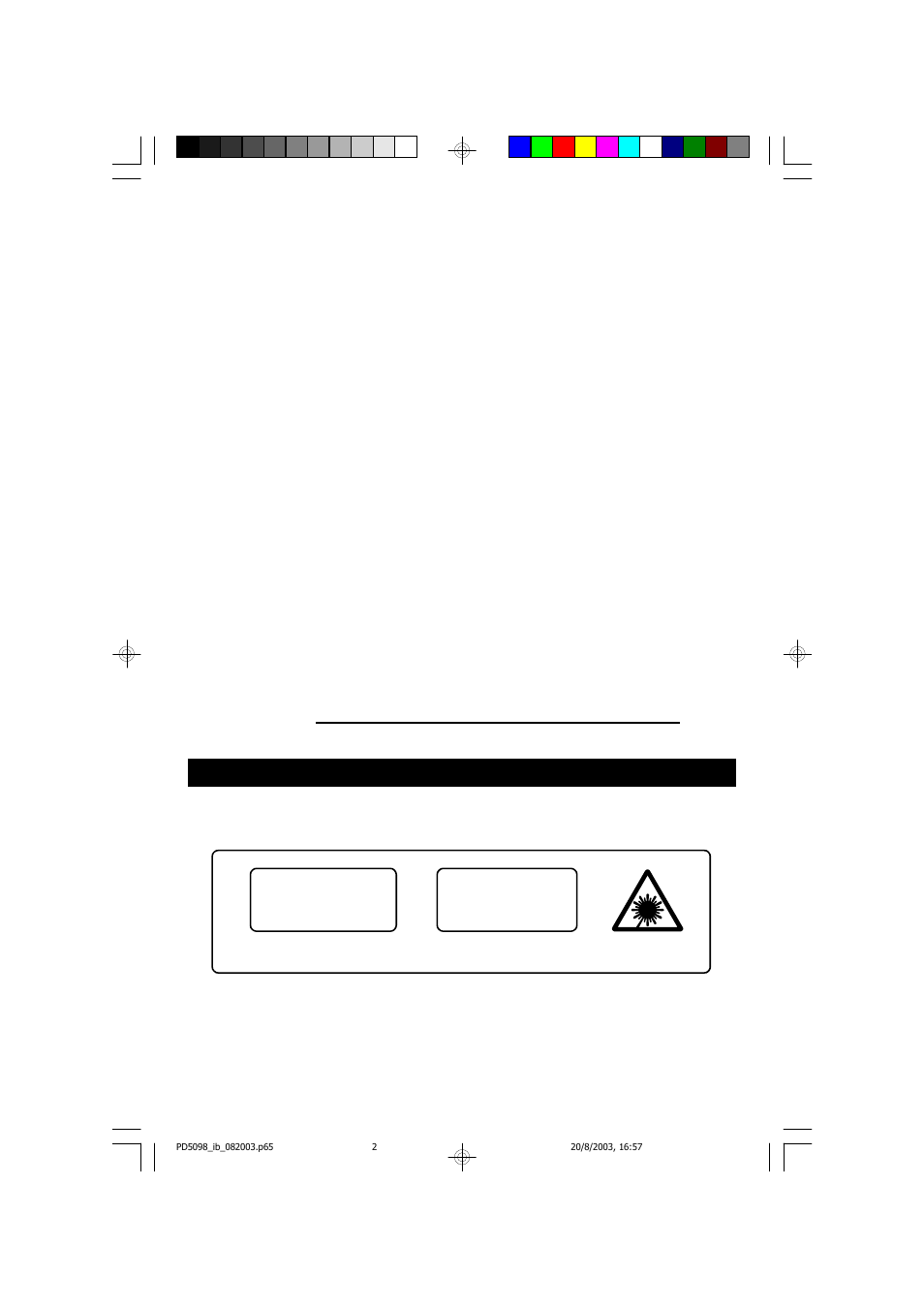 Class 1 laser product | Emerson Radio PD5098 User Manual | Page 3 / 16