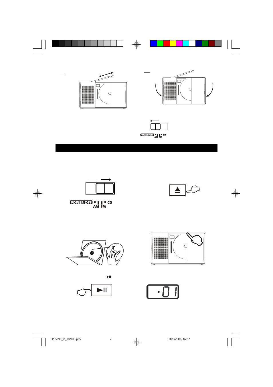 Compact disc playback | Emerson Radio PD5098 User Manual | Page 8 / 16