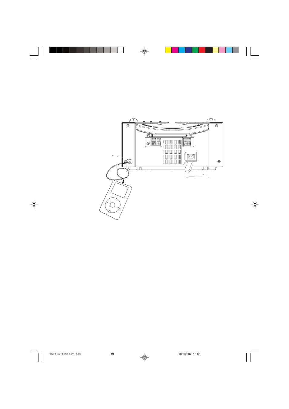 Back cabinet | Emerson Radio PD6810 User Manual | Page 14 / 18