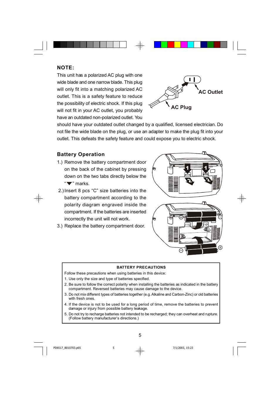 Emerson Radio SB266 User Manual | Page 6 / 22