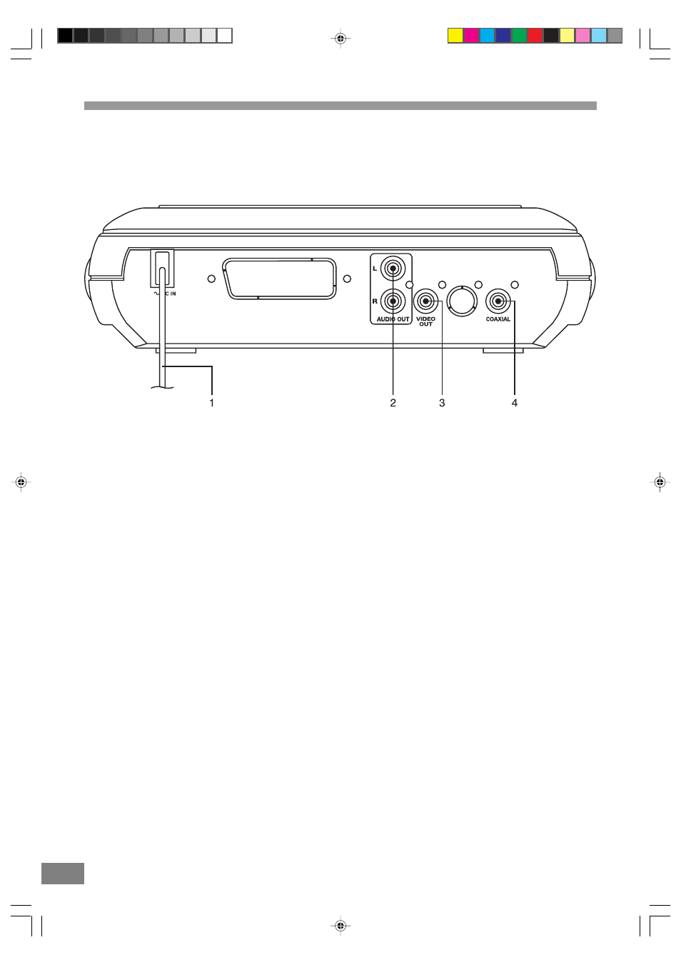 Location of jack and terminals | Emerson Radio DTE328 User Manual | Page 8 / 35