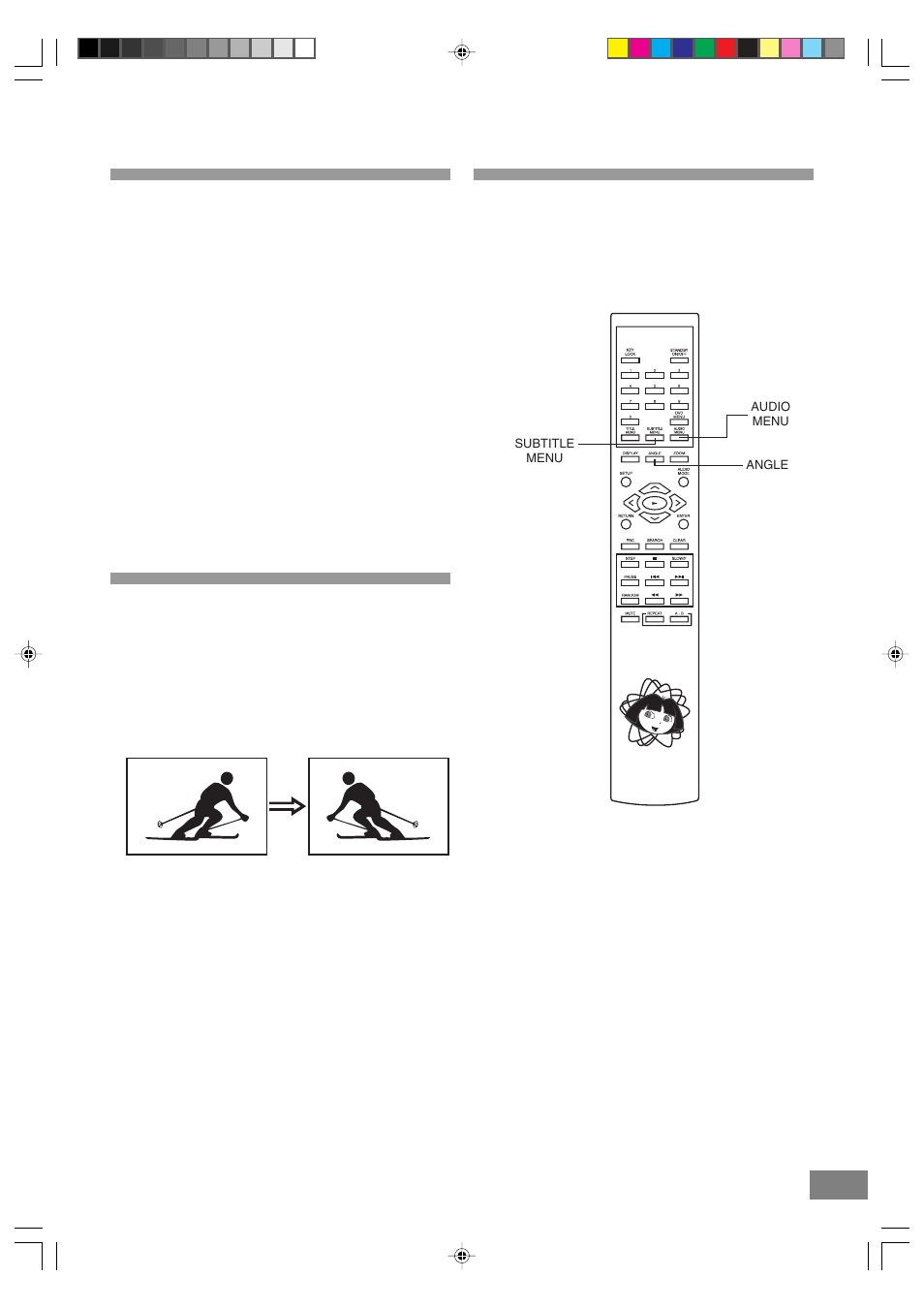 Convenient functions, Clearing & displaying of subtitles, Changing audio soundtrack language | Viewing from another angle | Emerson Radio DTE329 Part 1 User Manual | Page 21 / 25