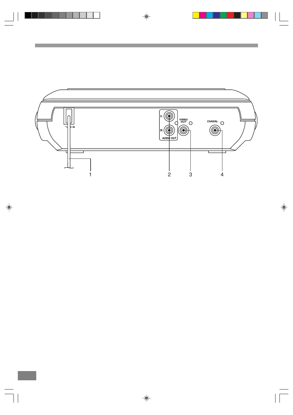 Location of jack and terminals | Emerson Radio DTE329 Part 1 User Manual | Page 8 / 25