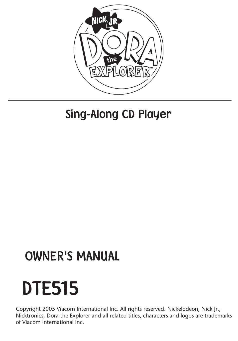 Emerson Radio DTE515 User Manual | 21 pages