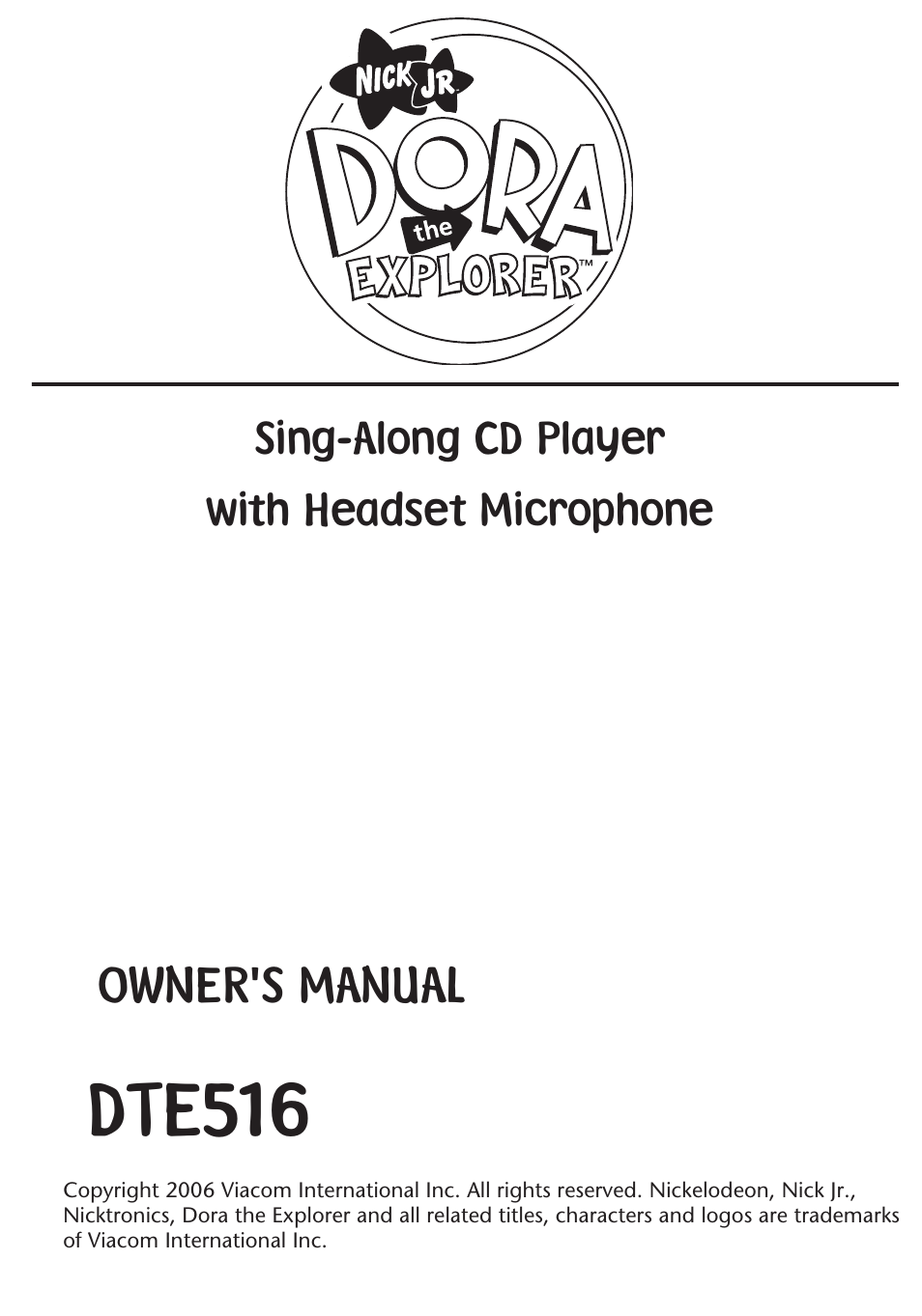 Emerson Radio DTE516 User Manual | 22 pages