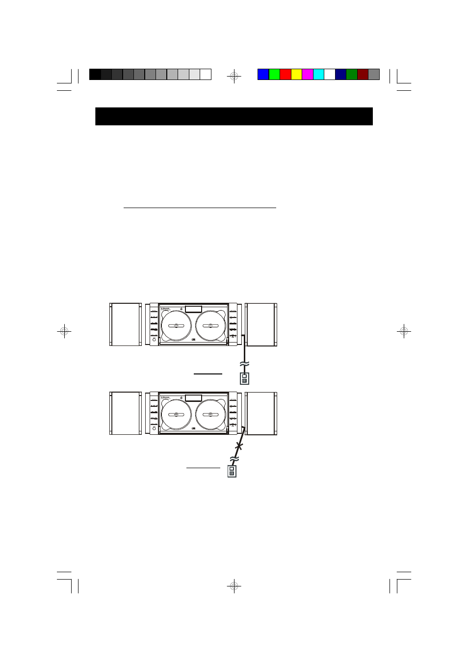Wall mounting instructions, General precautions and recommendations | Emerson Radio ES1065 User Manual | Page 37 / 44