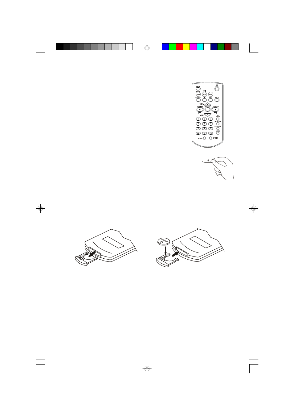 Remote control battery | Emerson Radio ES1065 User Manual | Page 8 / 44