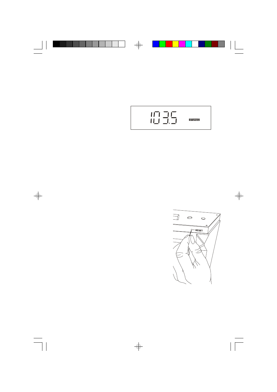 23 sleep to music timer, Stereo headphone jack, Reset button | Emerson Radio ES13 User Manual | Page 24 / 28