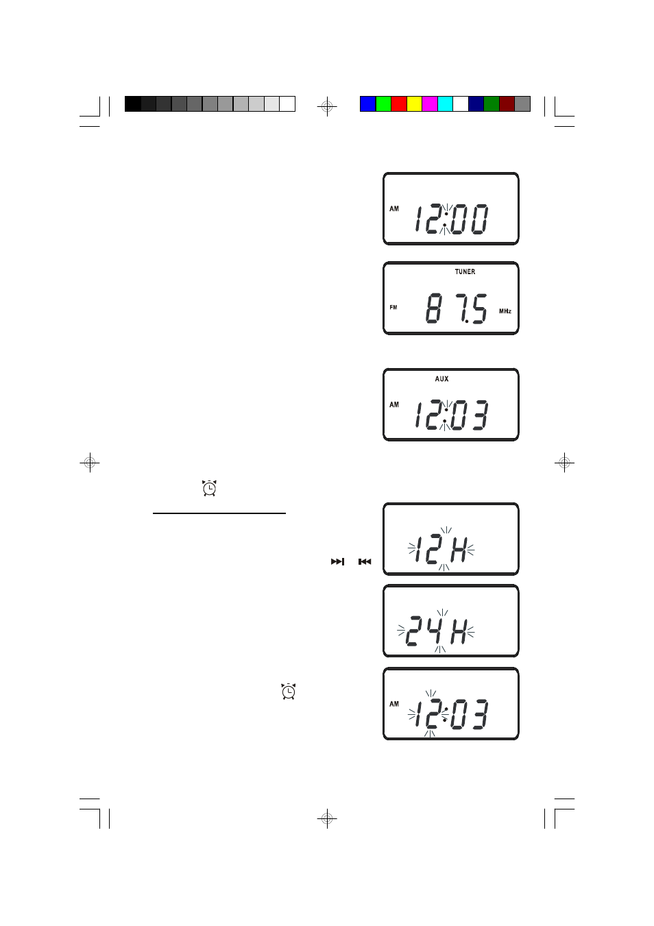 Setting the clock | Emerson Radio ES25 User Manual | Page 15 / 36