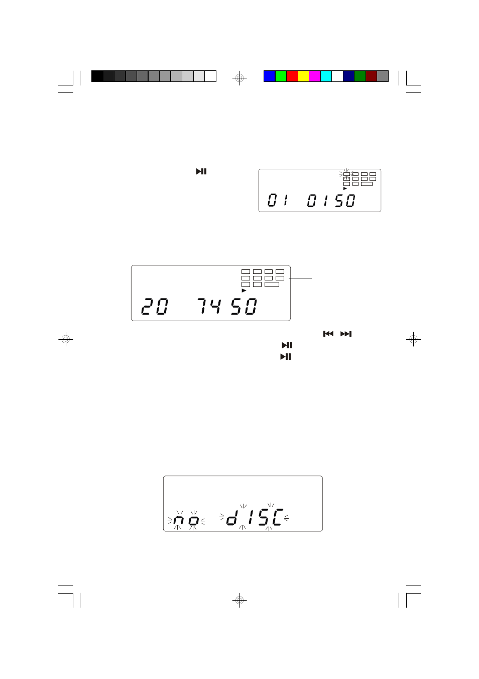 Disc play, Calendar display | Emerson Radio ES27 User Manual | Page 13 / 22