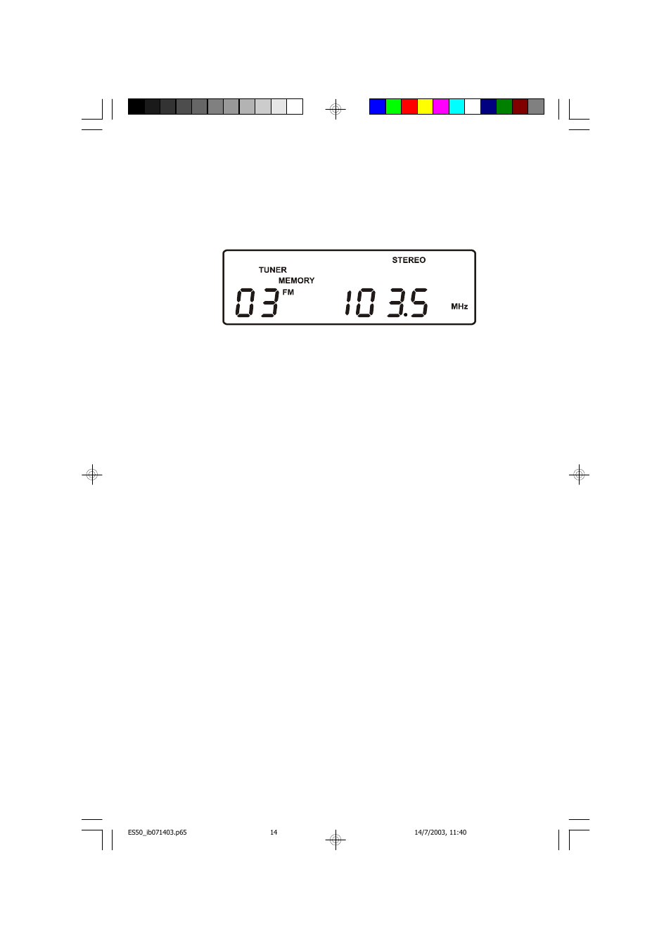 1 4 recalling preset stations, Changing preset stations | Emerson Radio ES50 User Manual | Page 15 / 25