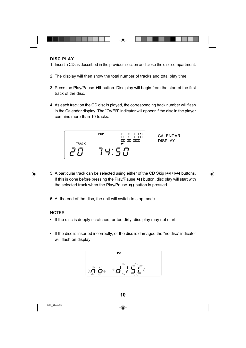 Emerson Radio ES8 User Manual | Page 11 / 20