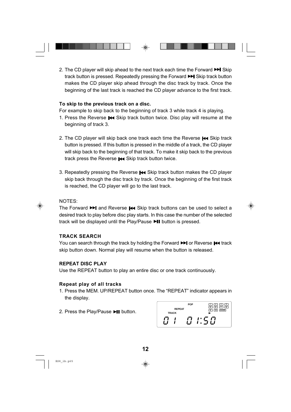 Emerson Radio ES8 User Manual | Page 13 / 20