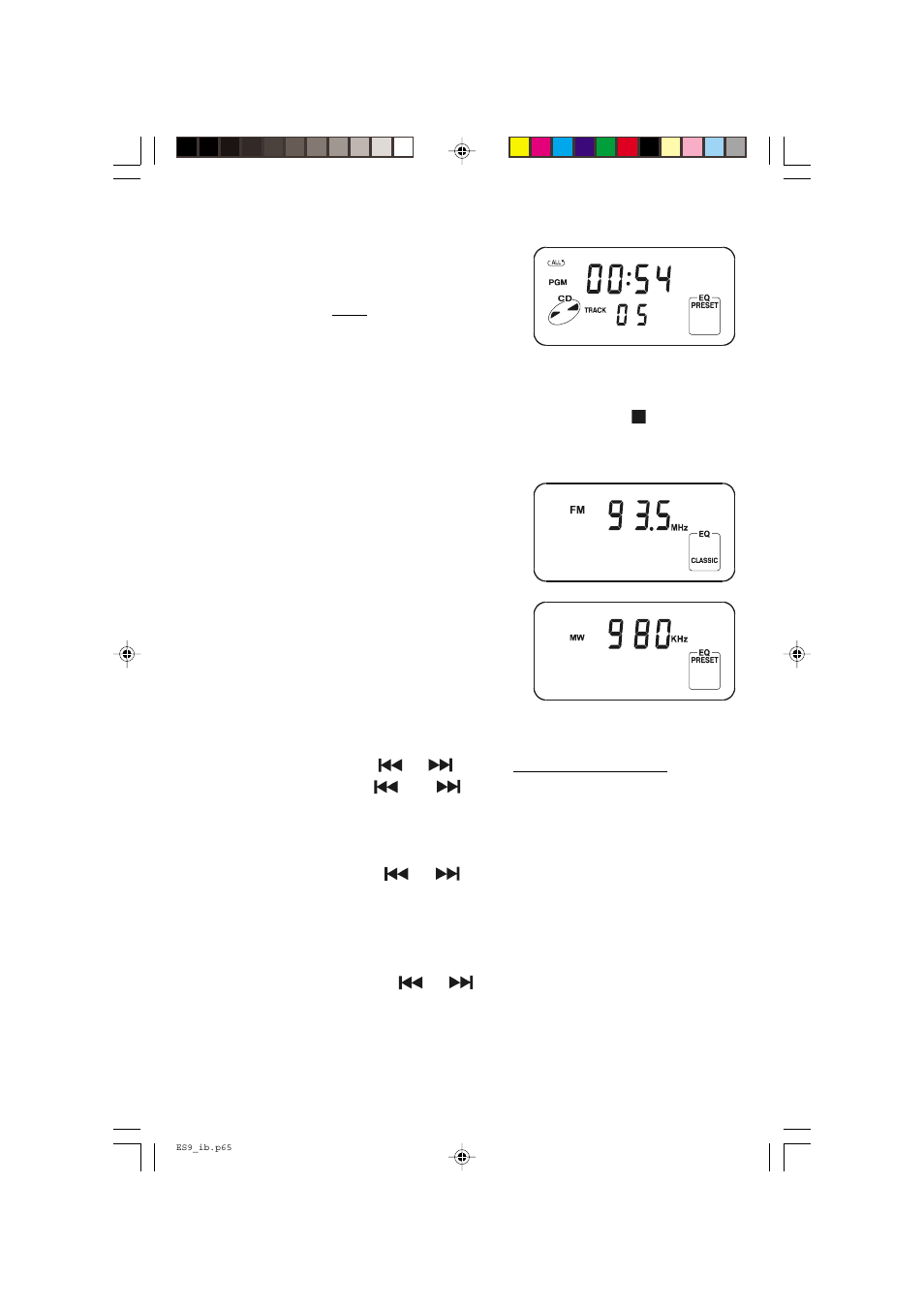 Emerson Radio ES9 User Manual | Page 17 / 34