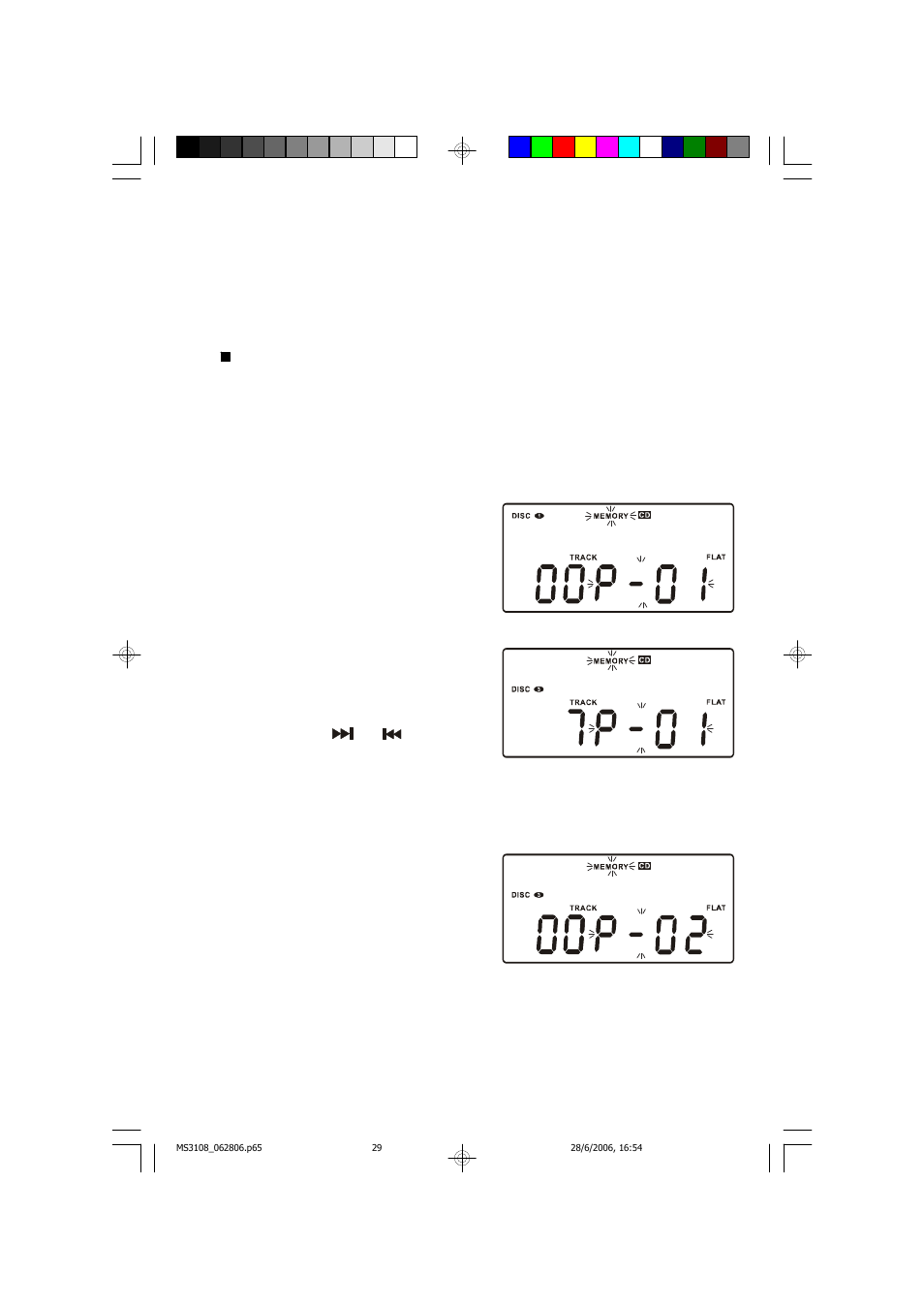 Programmed playback | Emerson Radio MS3108 User Manual | Page 30 / 43