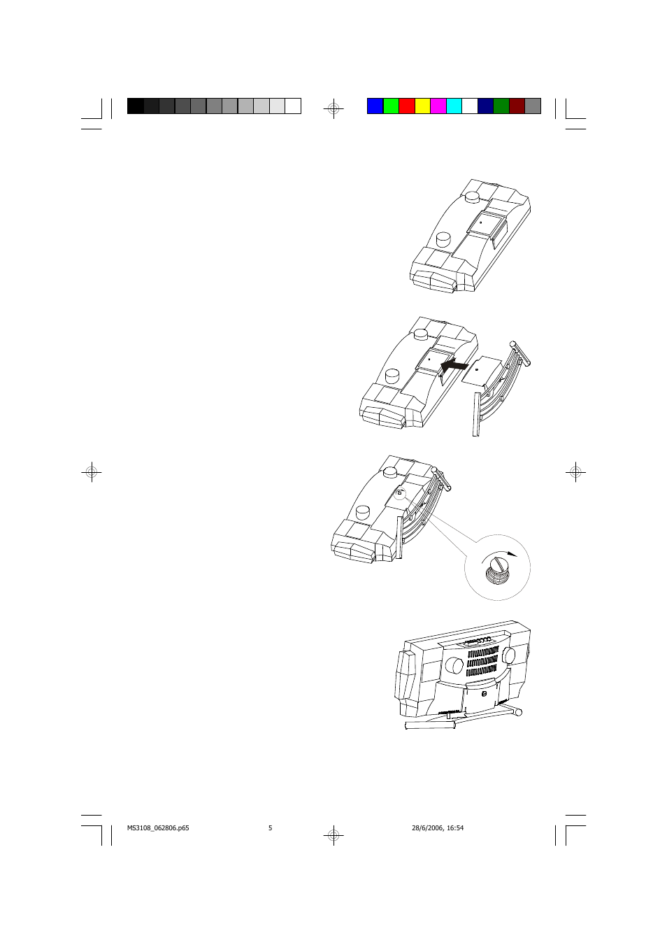 Attaching the pedestal stand | Emerson Radio MS3108 User Manual | Page 6 / 43