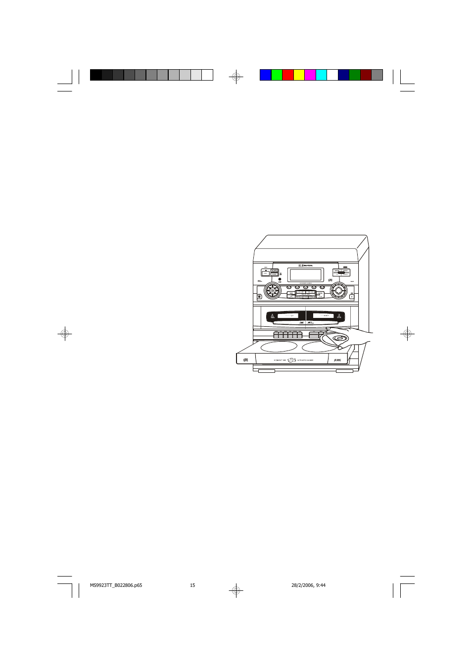 Compact disc playback | Emerson Radio MS9923TT User Manual | Page 16 / 37