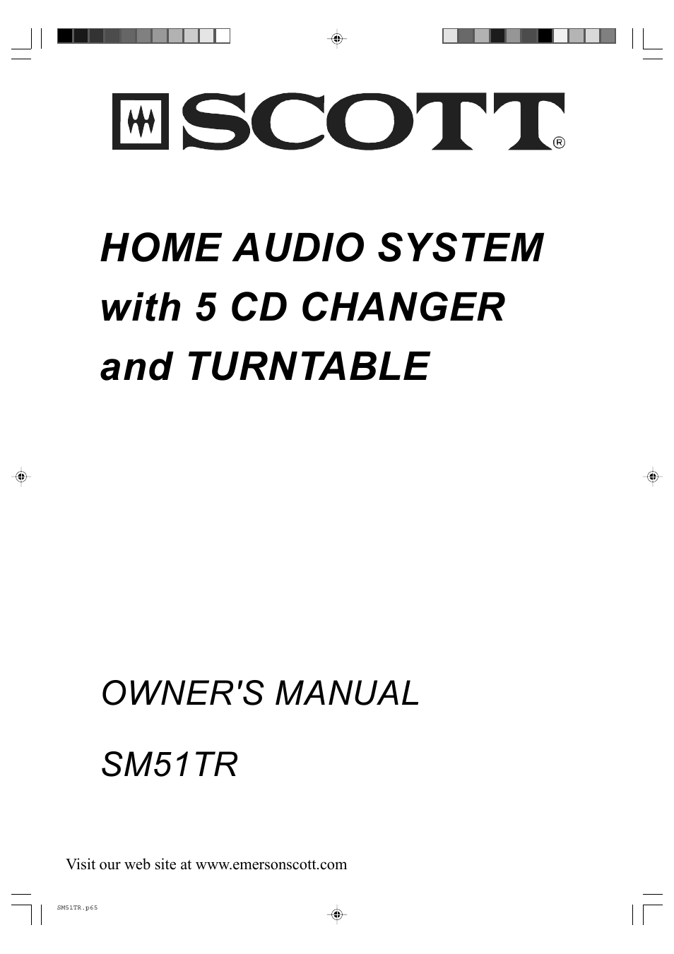 Emerson Radio SM51TR User Manual | 27 pages