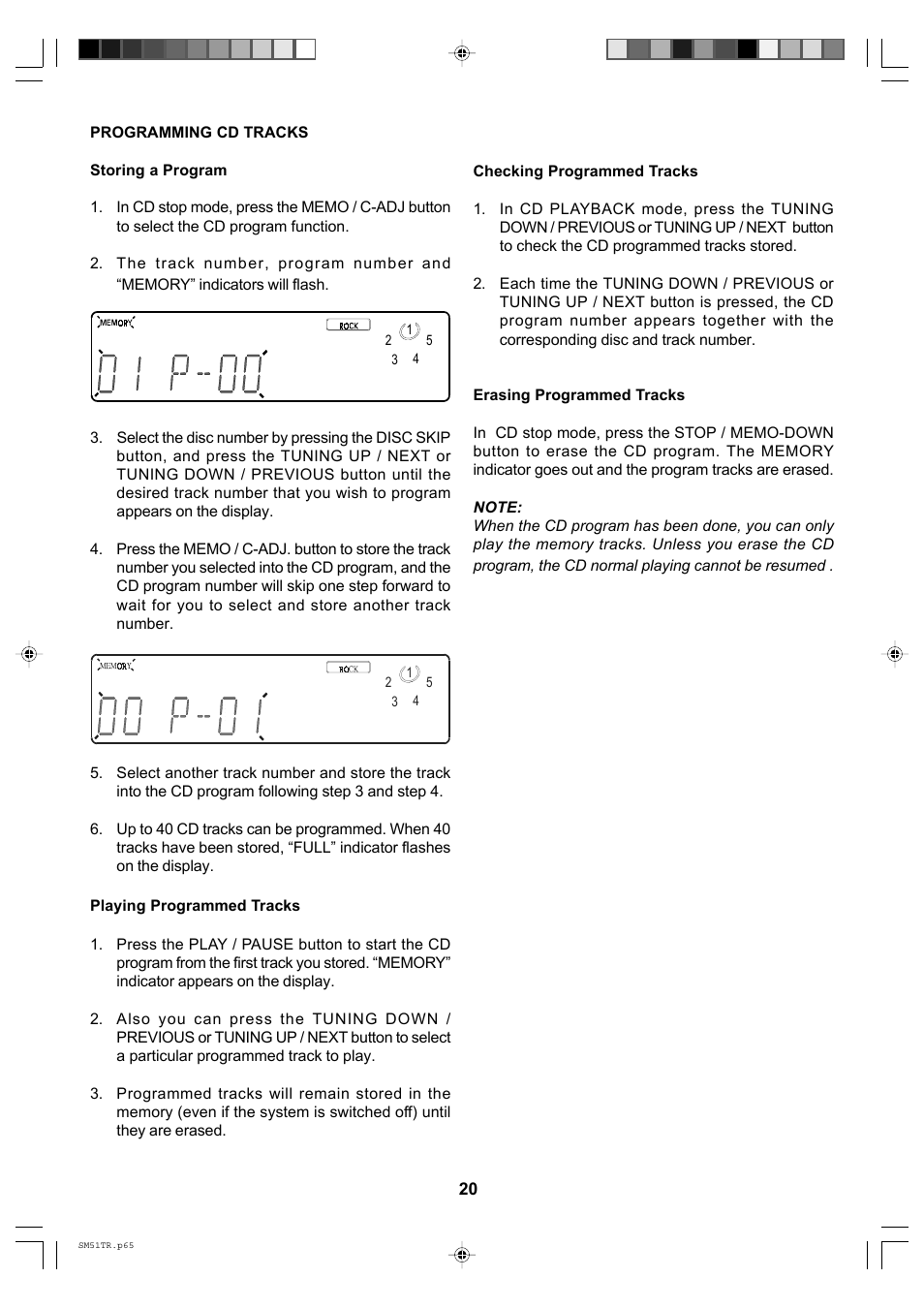 Emerson Radio SM51TR User Manual | Page 21 / 27