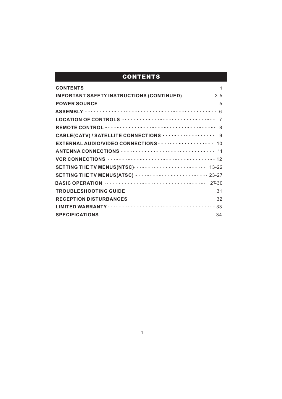 Emerson Radio BAR322 User Manual | Page 2 / 36