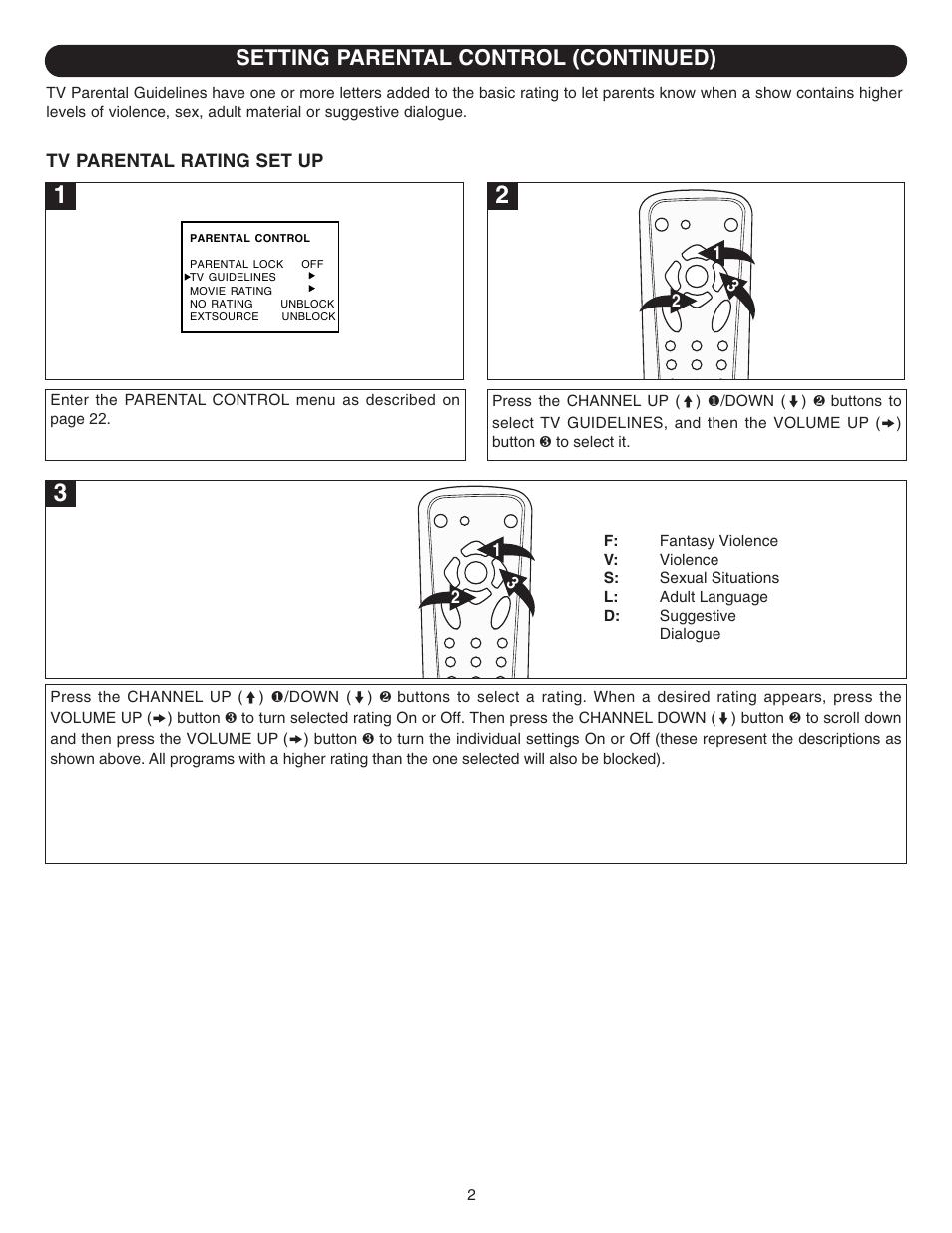 Setting parental control (continued) | Emerson Radio DTE314 User Manual | Page 25 / 30