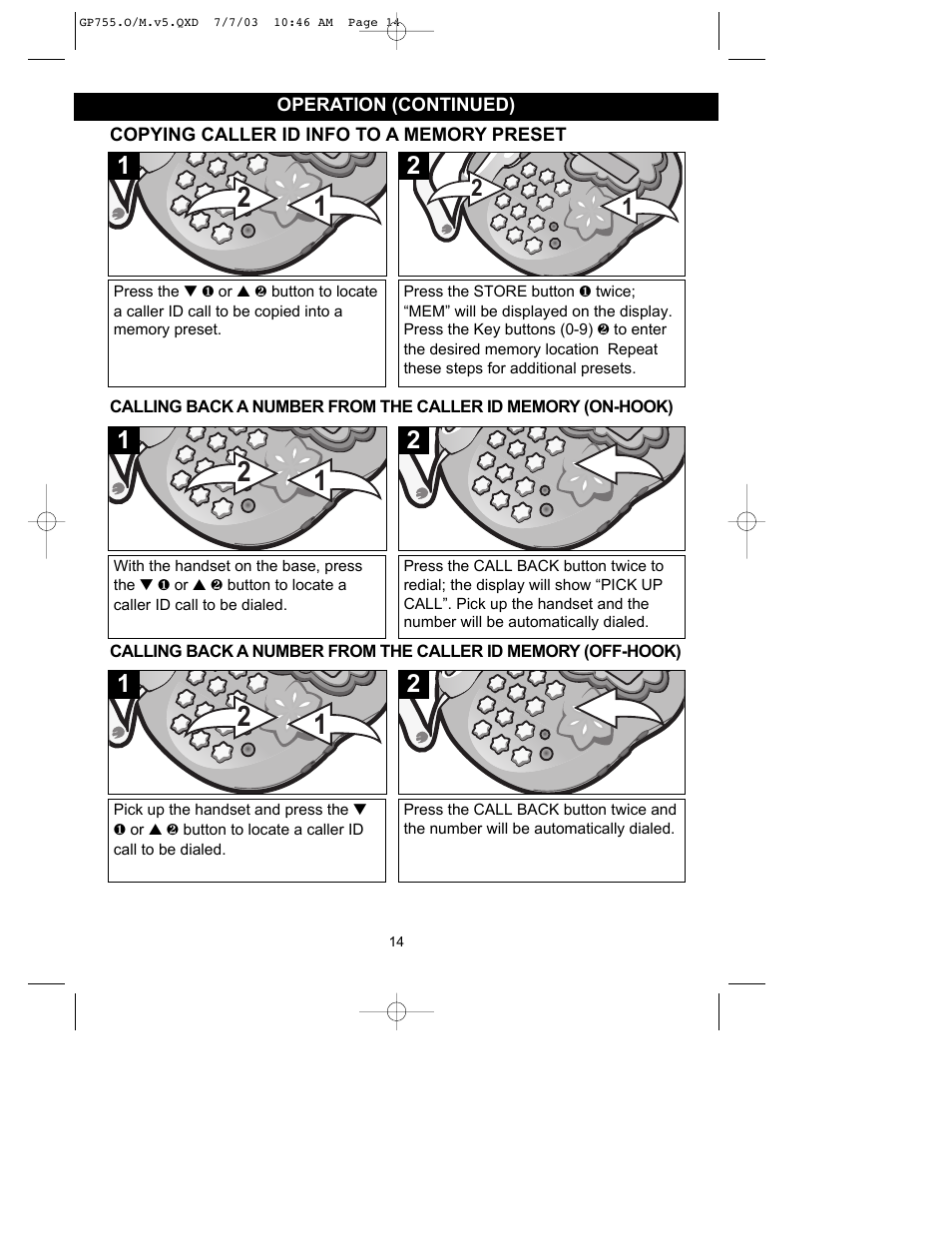 Emerson Radio GP755 User Manual | Page 14 / 20