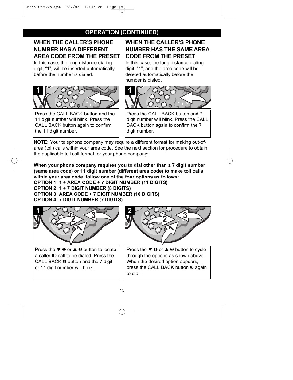 Emerson Radio GP755 User Manual | Page 15 / 20