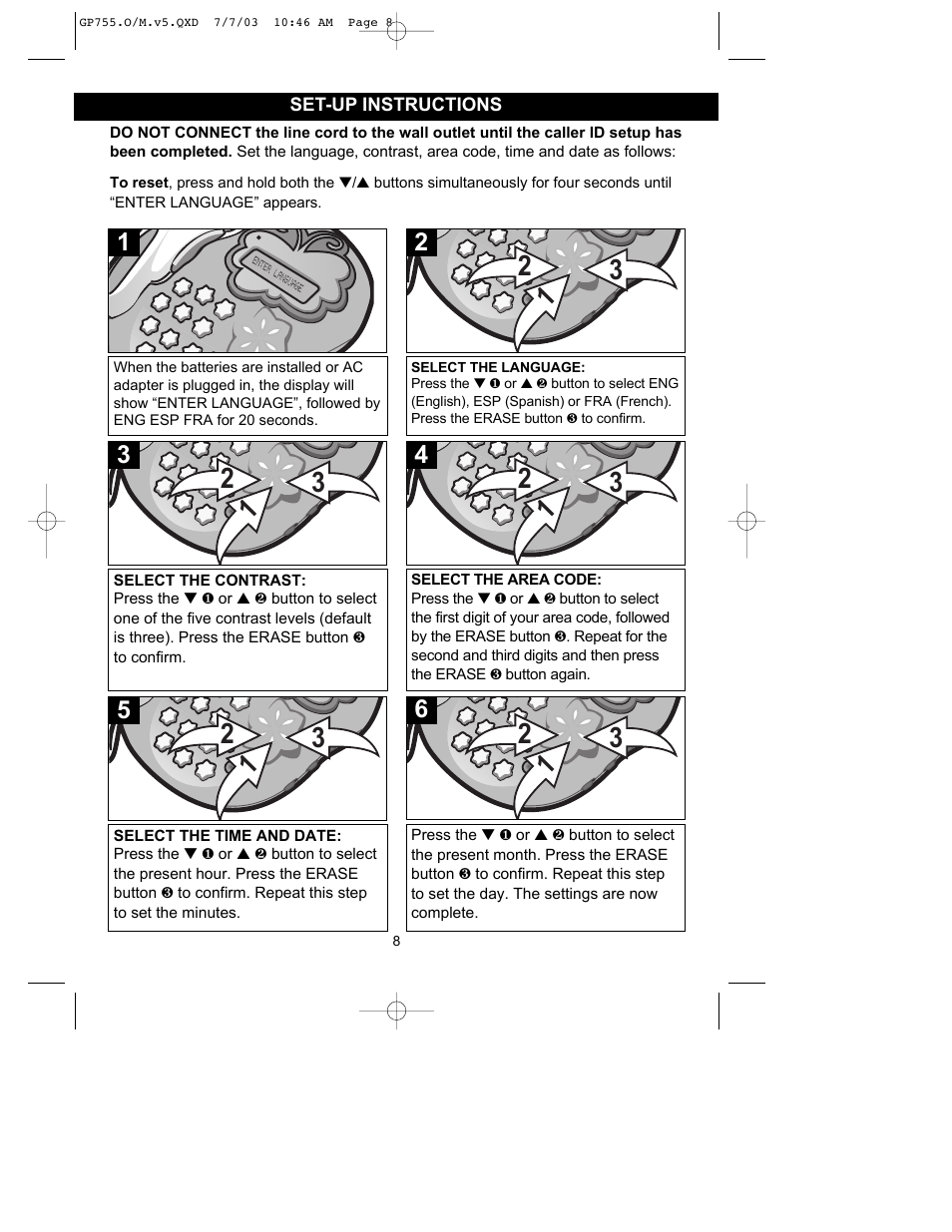 Emerson Radio GP755 User Manual | Page 8 / 20