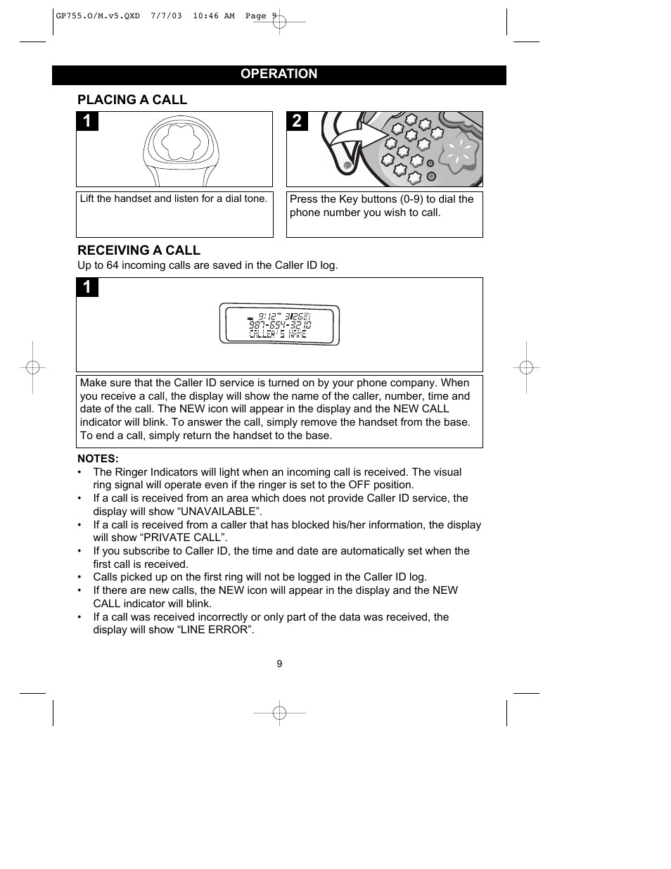 Emerson Radio GP755 User Manual | Page 9 / 20