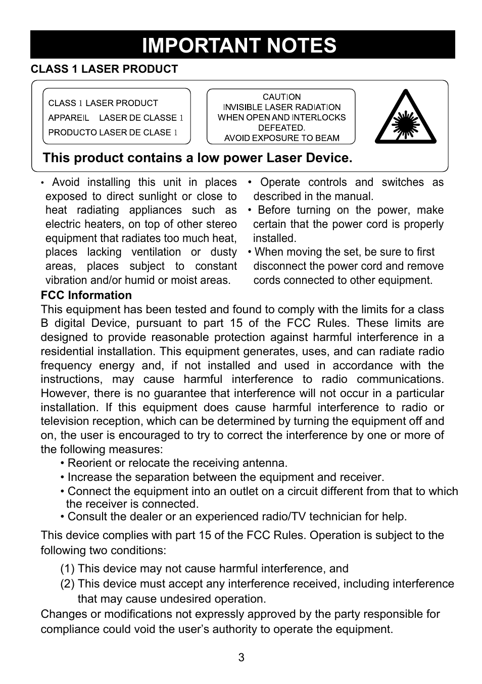 Emerson Radio CKD9917 User Manual | Page 4 / 24