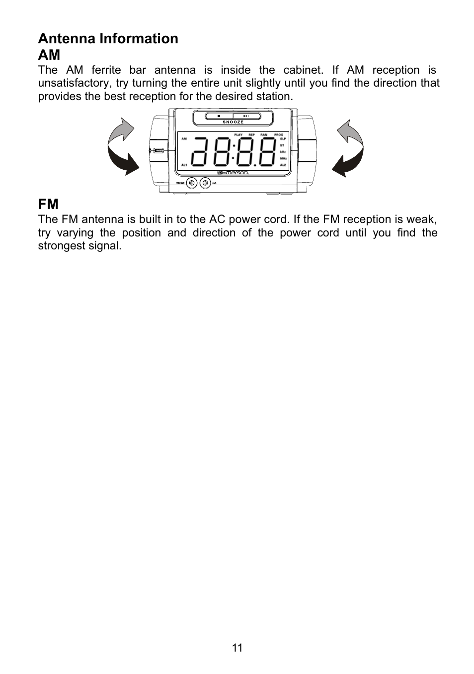 Emerson Radio CKD9918 User Manual | Page 12 / 24