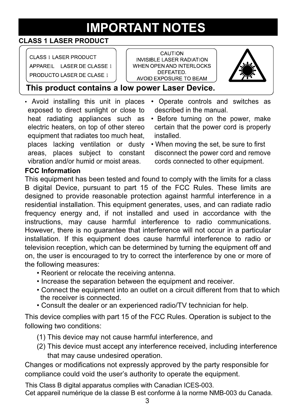 Emerson Radio CKD9918 User Manual | Page 4 / 24