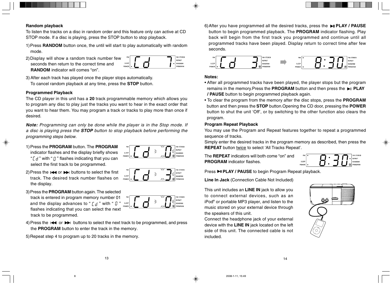Emerson Radio iC2196 User Manual | Page 8 / 14