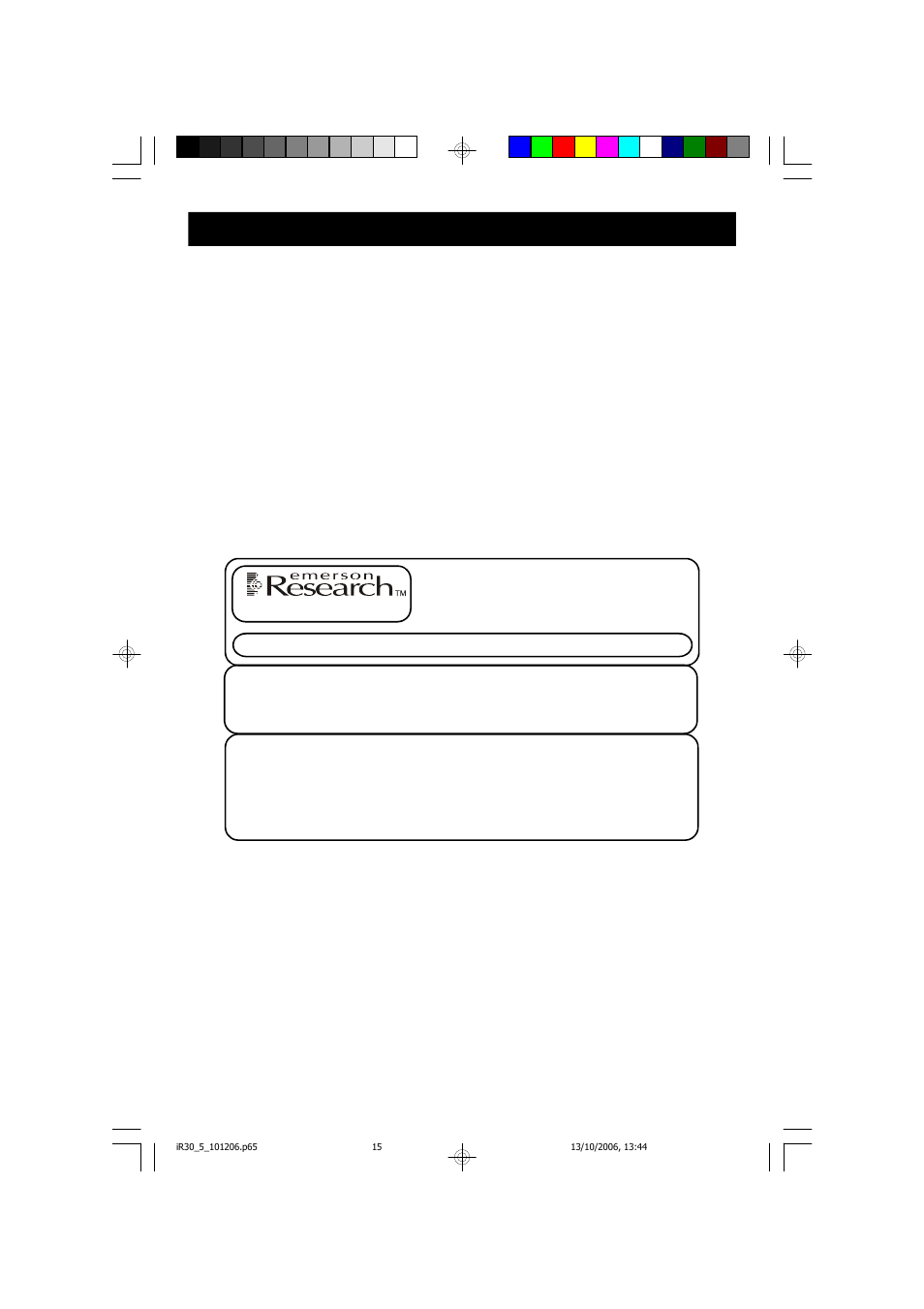 Care of cabinets | Emerson Radio iR30 User Manual | Page 16 / 18