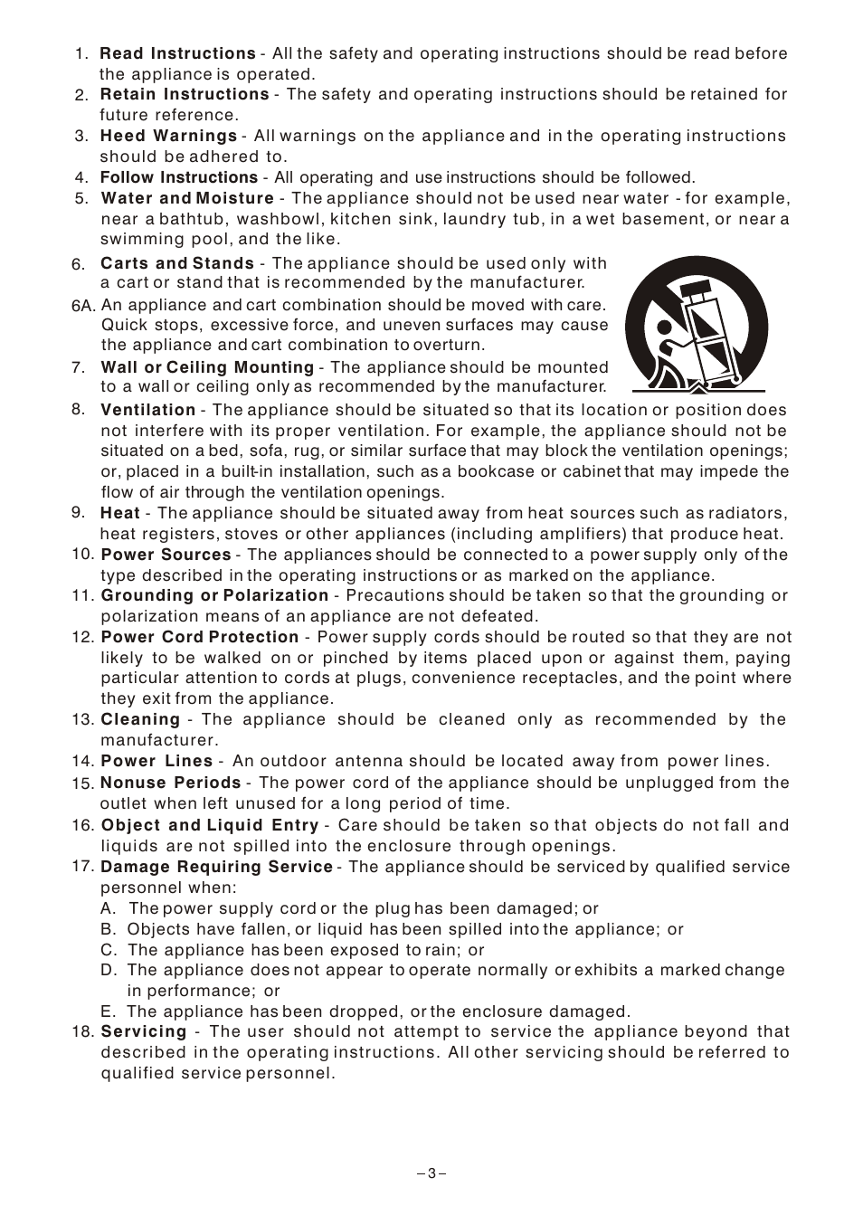 Emerson Radio MBR-1 User Manual | Page 3 / 12