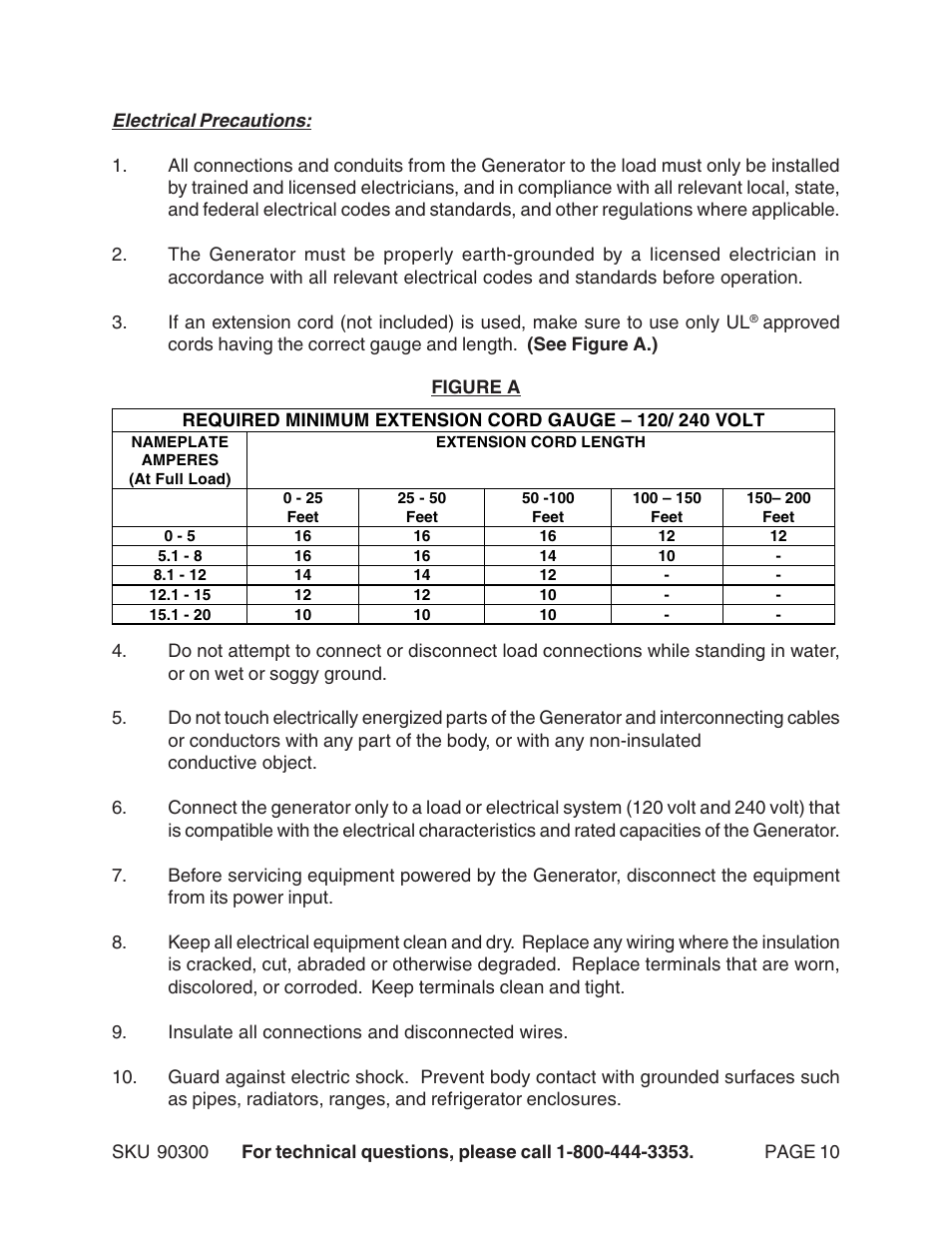 Chicago Electric 90300 User Manual | Page 10 / 20