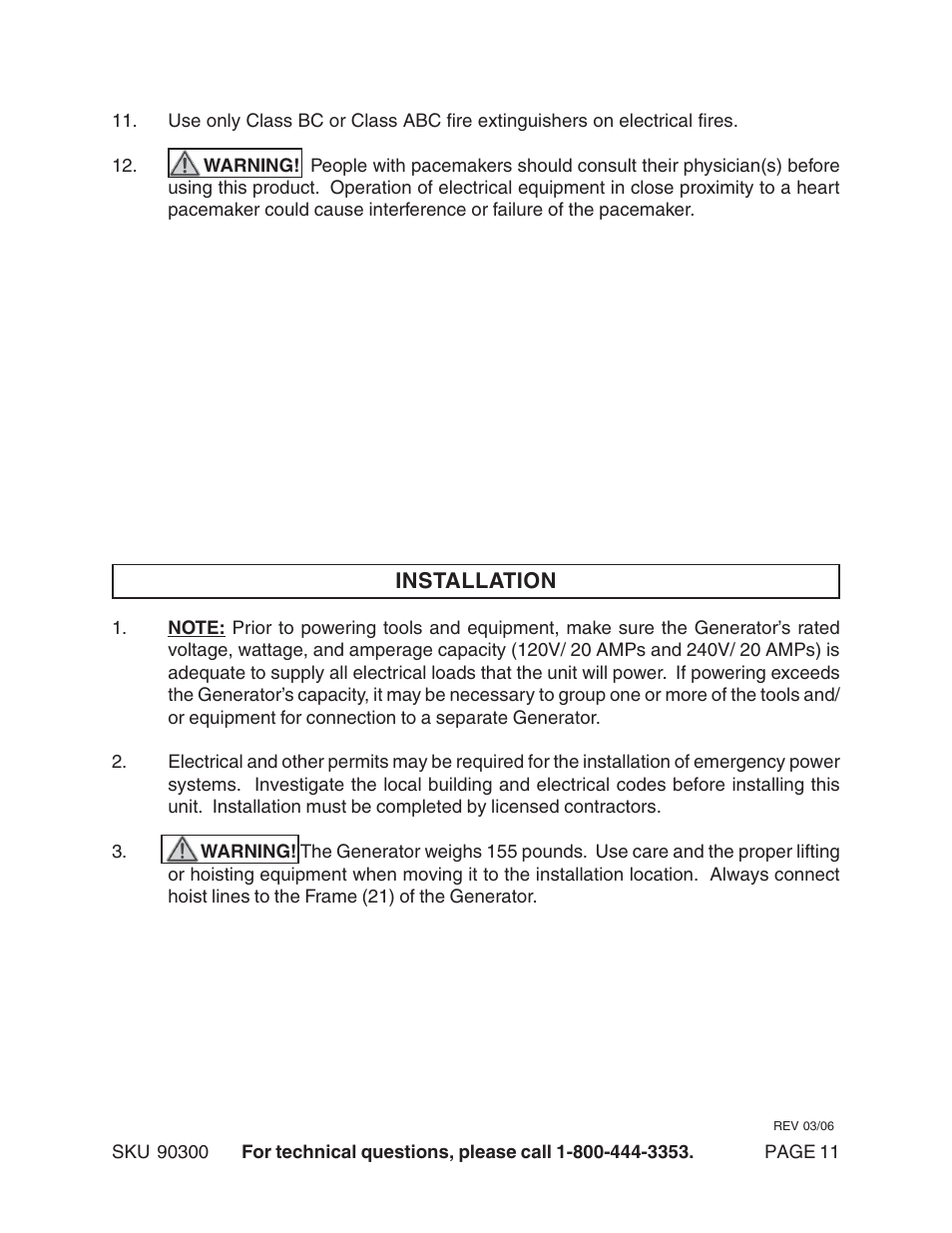 Chicago Electric 90300 User Manual | Page 11 / 20