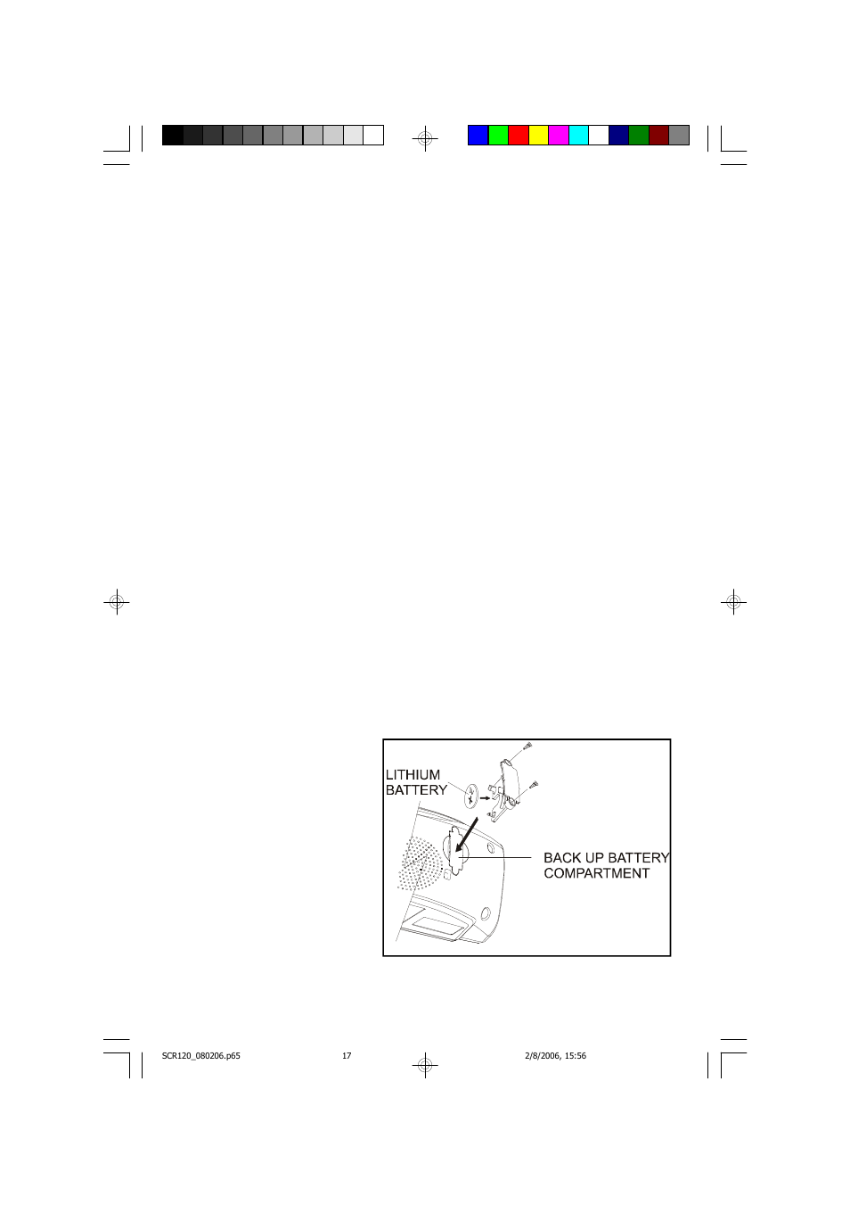 Changing the lithium battery | Emerson Radio SCR120 User Manual | Page 18 / 23