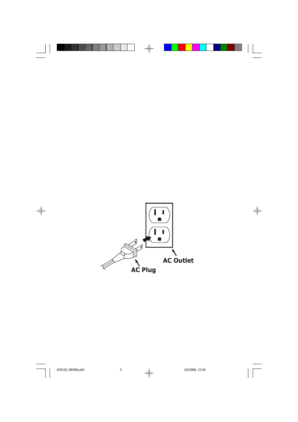 Ac plug, Ac outlet | Emerson Radio SCR120 User Manual | Page 6 / 23