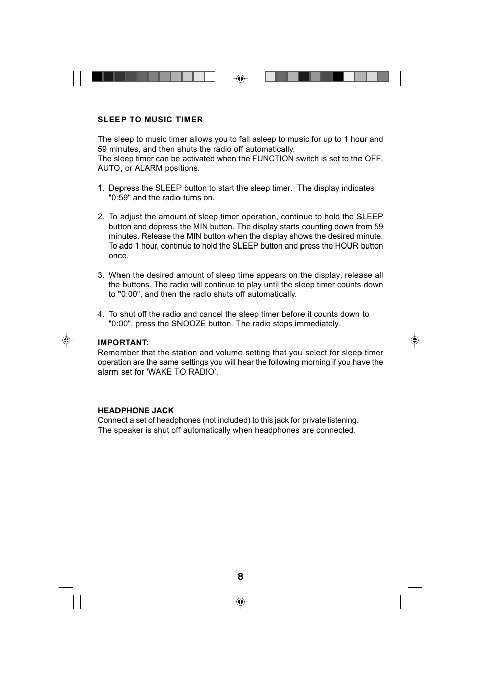 Emerson Radio CK5030 User Manual | Page 9 / 12