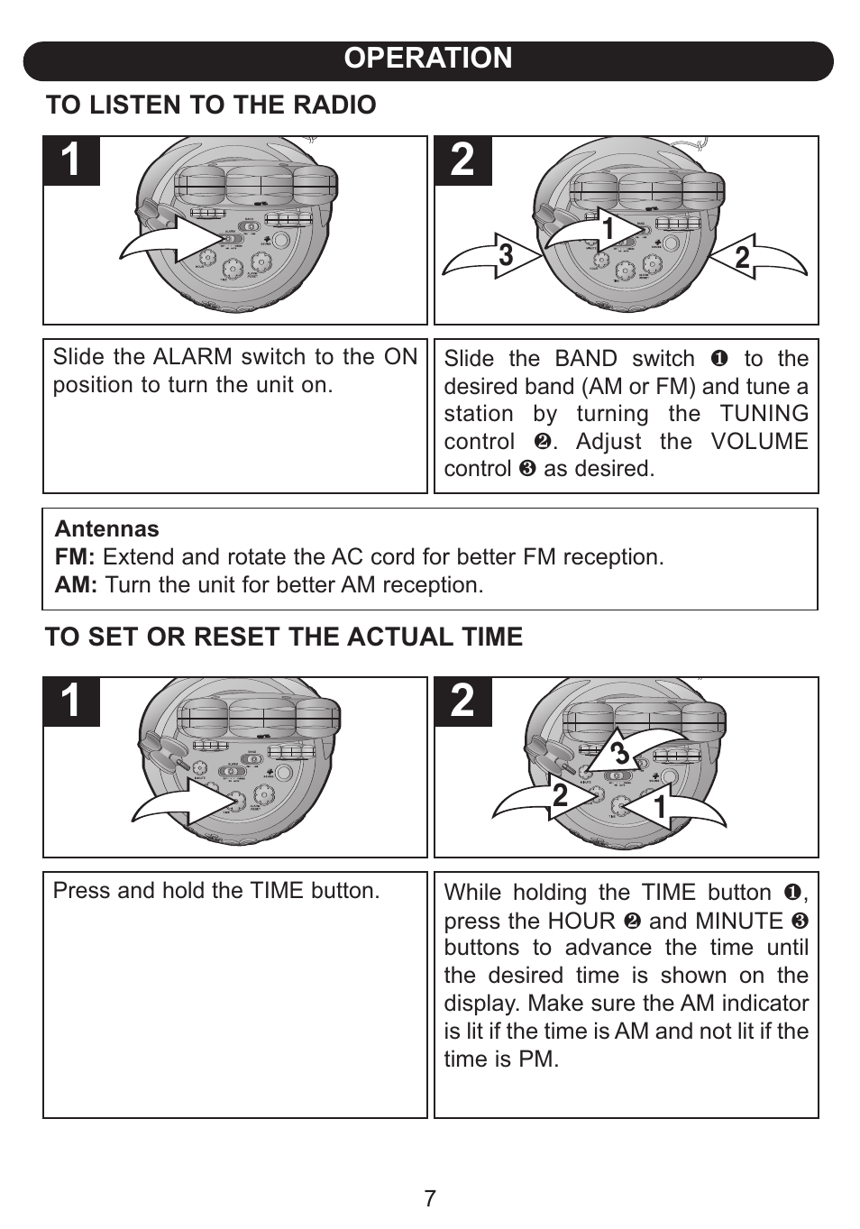 Emerson Radio Barbie BAR800 Hour Garden User Manual | Page 8 / 17
