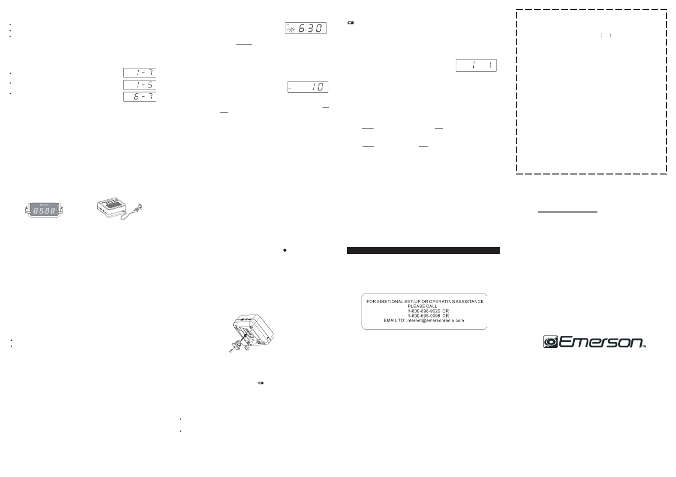 Limited warranty, Care and maintenance | Emerson Radio CKS1704BK User Manual | Page 2 / 2