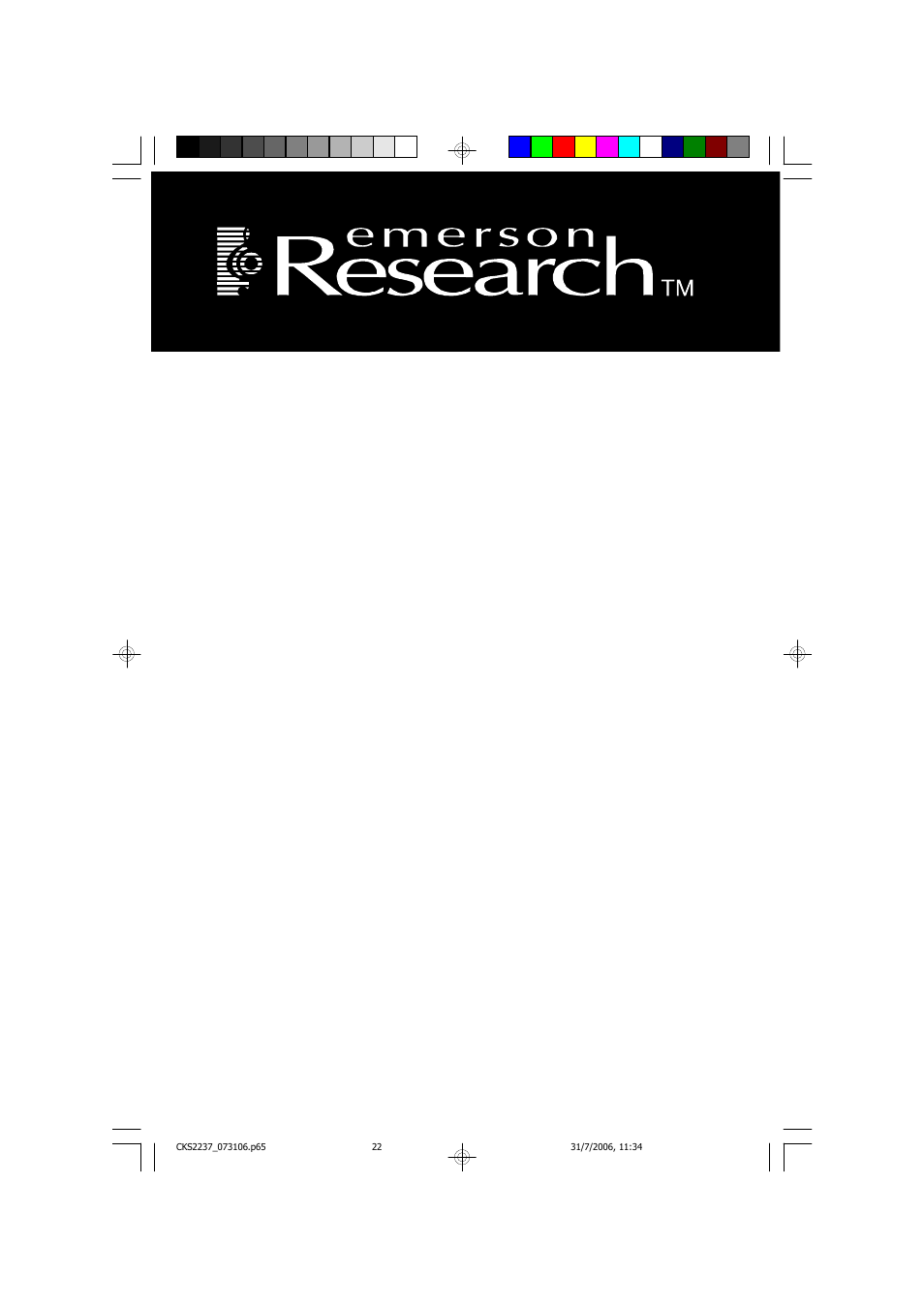 Emerson Radio CKS2237 User Manual | 22 pages