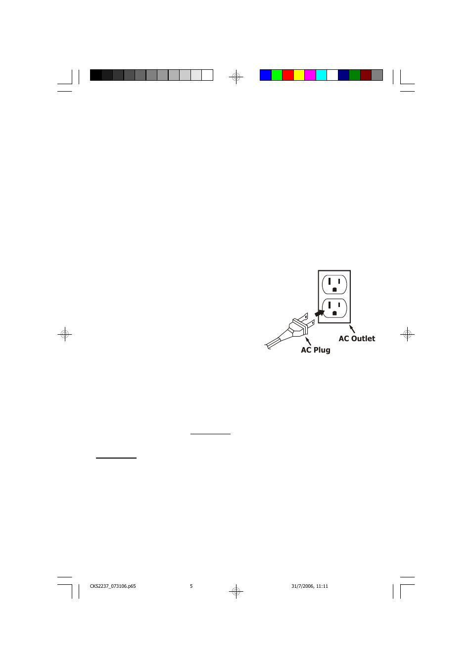 Power source, Sure alarm battery back-up system | Emerson Radio CKS2237 User Manual | Page 6 / 22